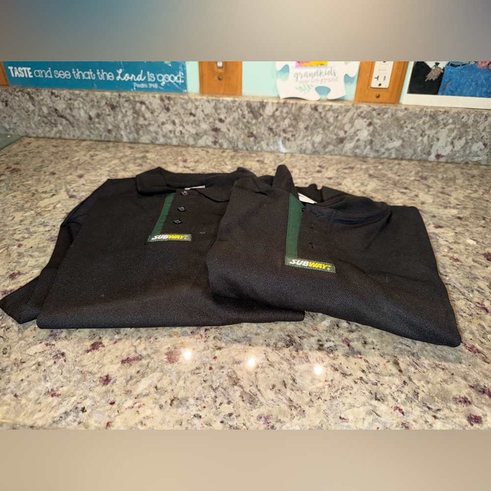 Employee Polo Shirt Short Sleeve XL Black - Picture 2 of 8